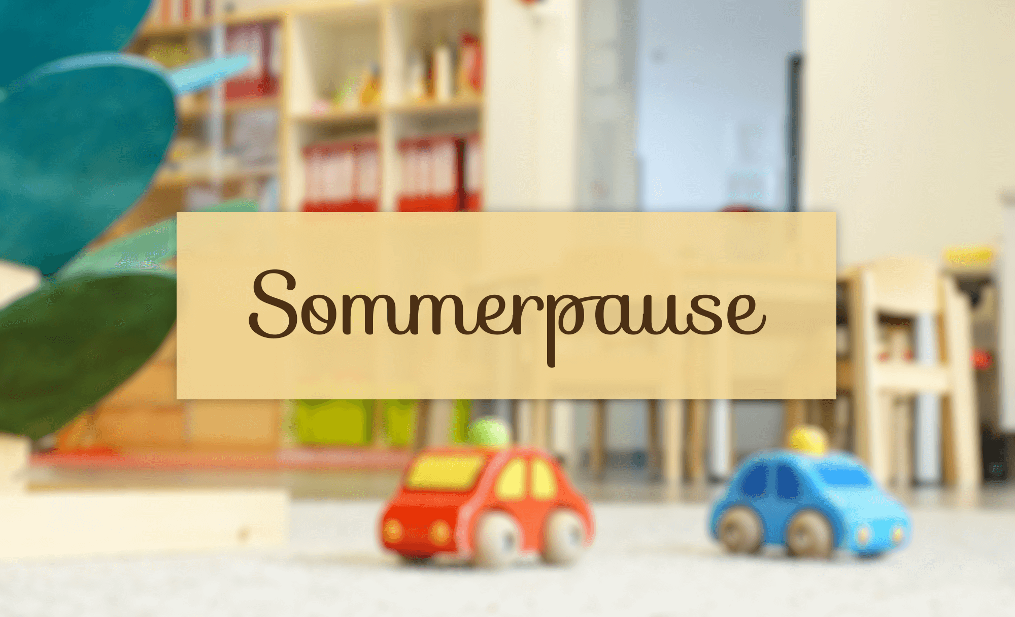 Foto Kitas in der Sommerpause